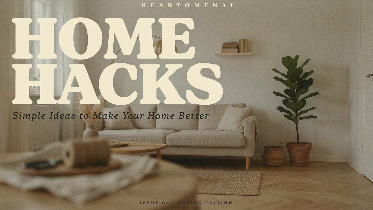Home Hacks Heartomenal Simple Ideas to Make Your Home Better
