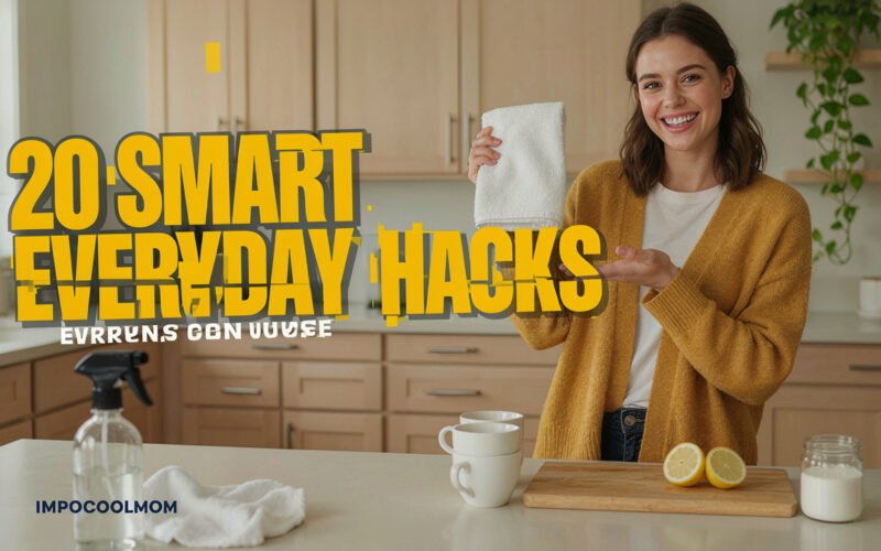 Impocoolmom Hacks: 20 Smart Everyday Hacks Everyone Can Use
