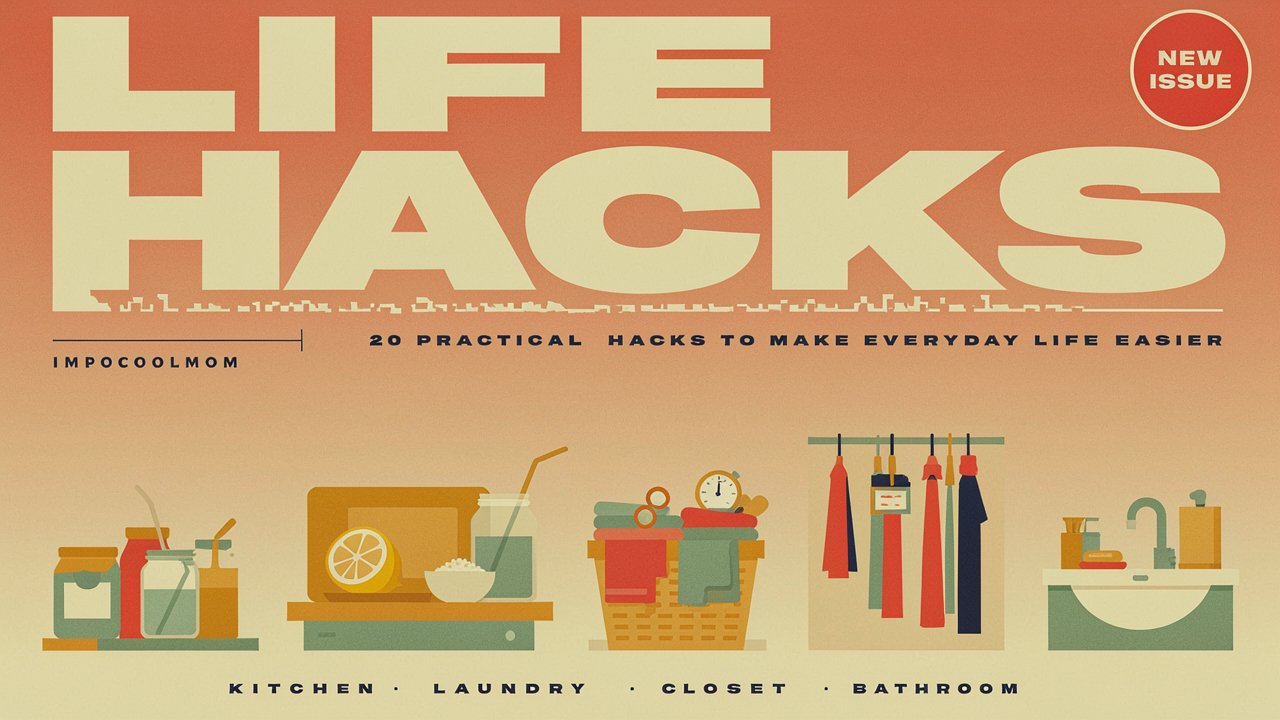 Life Hacks Impocoolmom: 20 Practical Hacks for Everyday Life